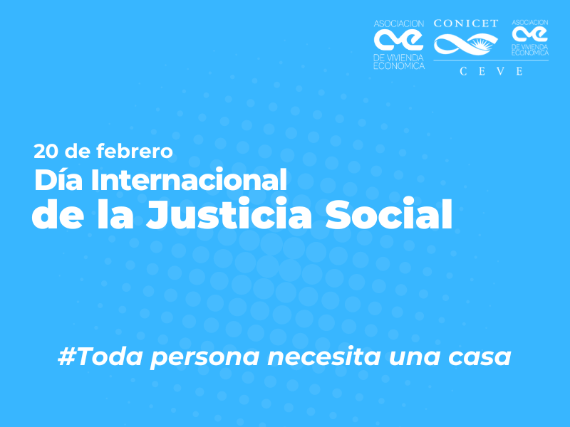 Justicia social: todas las personas necesitan una casa